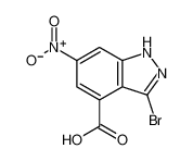 3-bromo-6-nitro-2H-indazole-4-carboxylic acid 885519-63-1