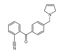 2-[4-(2,5-dihydropyrrol-1-ylmethyl)benzoyl]benzonitrile 898763-83-2