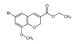 6-溴-8-甲氧基-2H-色烯-3-羧酸乙基酯