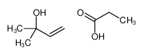 57907-37-6 2-methylbut-3-en-2-ol,propanoic acid