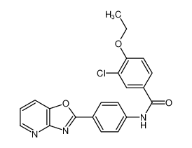 3-chloro-4-ethoxy-N-[4-([1,3]oxazolo[4,5-b]pyridin-2-yl)phenyl]benzamide