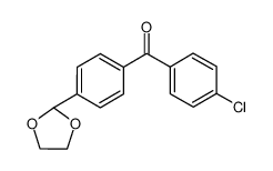 (4-chlorophenyl)-[4-(1,3-dioxolan-2-yl)phenyl]methanone 780776-35-4