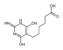6-(2-amino-4-hydroxy-6-oxo-1H-pyrimidin-5-yl)hexanoic acid 78423-16-2