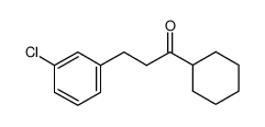 3-(3-chlorophenyl)-1-cyclohexylpropan-1-one 898787-56-9