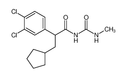 3-cyclopentyl-2-(3,4-dichlorophenyl)-N-(methylcarbamoyl)propanamide 300354-43-2