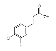 4-氯-3-氟-苯丙酸