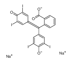 2217-44-9 structure, C20H8I4Na2O4