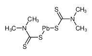 19010-66-3 structure, C6H12N2PbS4