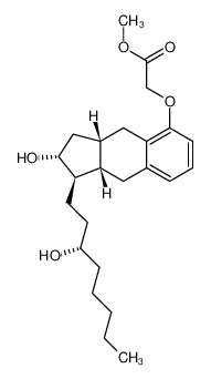 81845-98-9 spectrum, 2-((1R,2R,3aS,9aS)-2-hydroxy-1-(S)-3-hydroxyoctyl)-2,3,3a,4,9,9a-hexahydro-1H-cyclopenta[b]naphthalene-5-yloxylacetic acid methyl ester