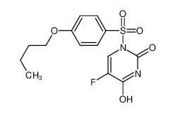 1-(4-butoxyphenyl)sulfonyl-5-fluoropyrimidine-2,4-dione 105411-89-0