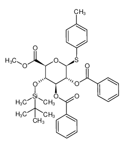 727991-08-4 structure, C34H40O8SSi