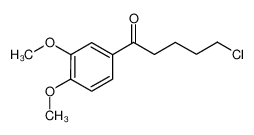 5-chloro-1-(3,4-dimethoxyphenyl)pentan-1-one 33245-77-1