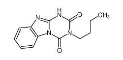 3-Butyl-2,4-dioxo(1,2-a)-s-triazinobenzimidazole 132827-25-9