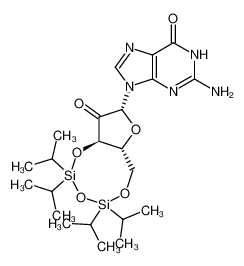 129835-15-0 structure, C22H37N5O6Si2