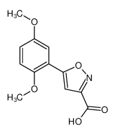 5-(2,5-Dimethoxyphenyl)-1,2-oxazole-3-carboxylic acid 953752-64-2