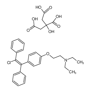 43054-45-1 structure, C32H36ClNO8