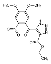 222634-70-0 spectrum, ethyl 5-(4,5-dimethoxy-2-nitrobenzoyl)-1H-1,2,3-triazole-4-carboxylate