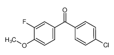 (4-chlorophenyl)-(3-fluoro-4-methoxyphenyl)methanone 844885-05-8