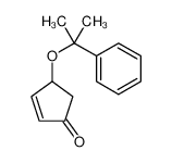 4-(2-phenylpropan-2-yloxy)cyclopent-2-en-1-one 65457-77-4