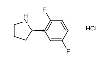 (R)-2-(2,5-difluorophenyl)pyrrolidine hydrochloride 1218935-60-4