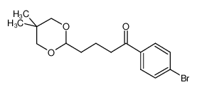 1-(4-溴苯基)-4-(5,5-二甲基-1,3-二恶烷-2-基)-1-丁酮