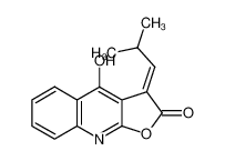 96838-25-4 4-hydroxy-3-isobutylidene-2-oxo-2,3-dihydrofuro(2,3-b)quinoline