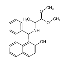 1195046-02-6 spectrum, 1-(((1,1-dimethoxypropan-2-yl)amino)(phenyl)methyl)naphthalen-2-ol