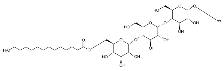 1033464-89-9 structure, C32H57O17