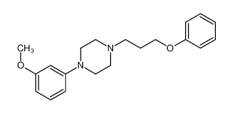 1-(3-methoxyphenyl)-4-(3-phenoxypropyl)piperazine 66307-59-3