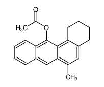 860519-57-9 spectrum, acetic acid-(6-methyl-1,2,3,4-tetrahydro-benz[a]anthracen-12-yl ester)