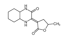 (3Z)-3-(5-methyl-2-oxooxolan-3-ylidene)-1,4,4a,5,6,7,8,8a-octahydroquinoxalin-2-one