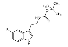 tert-butyl N-[2-(5-fluoro-1H-indol-3-yl)ethyl]carbamate 1059175-54-0