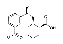 (1R,2R)-2-[2-(3-nitrophenyl)-2-oxoethyl]cyclohexane-1-carboxylic acid 735274-67-6