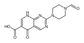 2-(4-formyl-piperazin-1-yl)-5-oxo-5,8-dihydro-pyrido[2,3-d]pyrimidine-6-carboxylic acid 65897-47-4