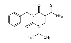 3-benzyl-2,4-dioxo-1-propan-2-ylpyrimidine-5-carbothioamide 175203-49-3