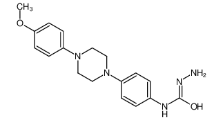 N-{4-[4-(4-甲氧基苯基)-1-哌嗪基]苯基}氨基甲酰肼