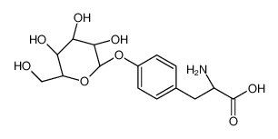 38292-17-0 (2S)-2-氨基-3-[4-[(2S,3R,4S,5S,6R)-3,4,5-三羟基-6-(羟基甲基)四氢吡喃-2-基]氧基苯基]丙酸