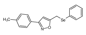 833462-32-1 3-(4-methylphenyl)-5-(phenylselanylmethyl)-1,2-oxazole