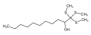 124838-35-3 1,1,1-tris(methylthio)-2-undecanol