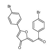 (2E)-5-(4-bromophenyl)-2-[2-(4-bromophenyl)-2-oxoethylidene]furan-3-one 70591-12-7