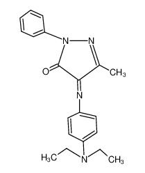 4595-01-1 spectrum, 4-(4-diethylaminophenylimino)-5-methyl-2-phenyl-3,4-dihydro-2H-pyrazol-3-one