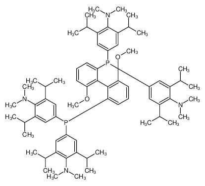 4,4',4'',4'''-[(6,6'-Dimethoxy-2,2'-biphenyldiyl)diphosphinetriyl ]tetrakis(2,6-diisopropyl-N,N-dimethylaniline) 919338-66-2