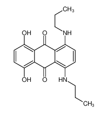 1,4-dihydroxy-5,8-bis(propylamino)anthracene-9,10-dione 100495-30-5