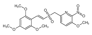 1353547-83-7 spectrum, (E)-3-methoxy-2-nitro-6-(((2,4,6-trimethoxystyryl)sulfonyl)methyl)pyridine