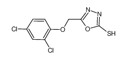 5-((2,4-二氯苯氧基)甲基)-1,3,4-噁二唑-2-硫醇