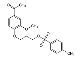 4'-(3-p-toluenesulfonylpropoxy)-3'-methoxyacetophenone