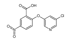 2-(5-chloropyridin-3-yl)oxy-5-nitrobenzoic acid 239081-09-5