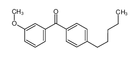 (3-甲氧基苯基)(4-戊基苯基)甲酮