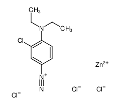 zinc,3-chloro-4-(diethylamino)benzenediazonium,trichloride 15557-00-3