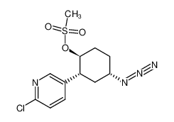 197586-29-1 (1S,2R,4S)-4-azido-2-(6-chloropyridin-3-yl)cyclohexyl methanesulfonate